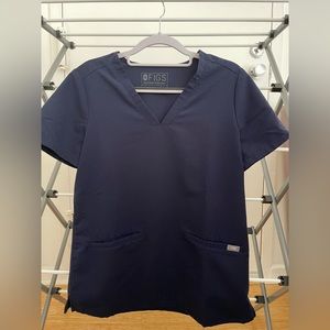 FIGS small scrub top: Navy (Core Collection)